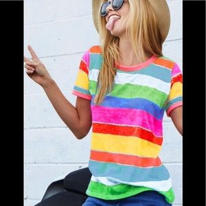 BiBi Star Rpinted with Stripe Combo Top